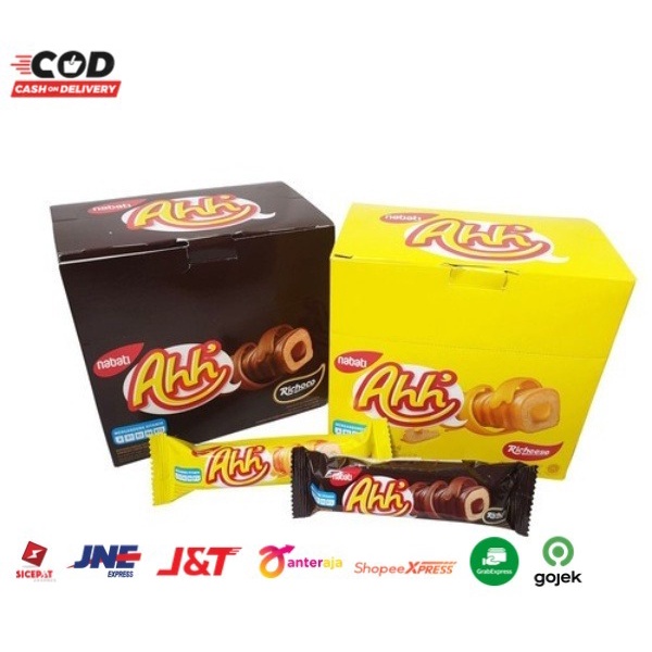 ( JSO ) Nabati AHH Richeese Richoco Box All Varian Rasa Ahh Coklat Ahh Keju Triple Cheese Snack Cemilan Anak Snack Dewasa