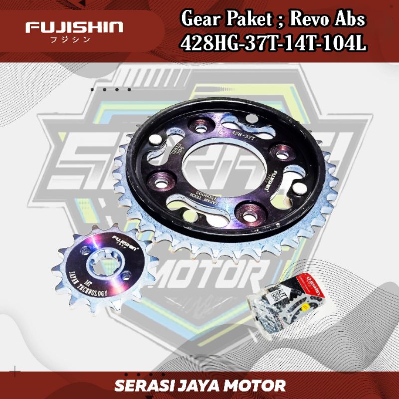 GEAR PAKET BLADE/REVO ABS/REVO FIT/REVO110 (428HG-37T-14T-106L)