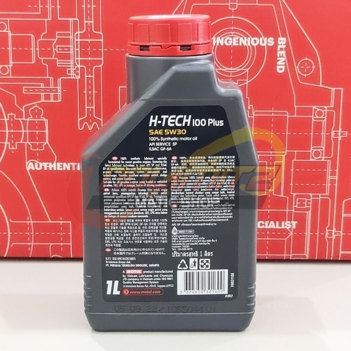 Oli Motul H-Tech 100 Plus 5W-30 1L