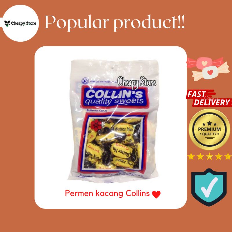 

Permen collin's buternut candy isi 30