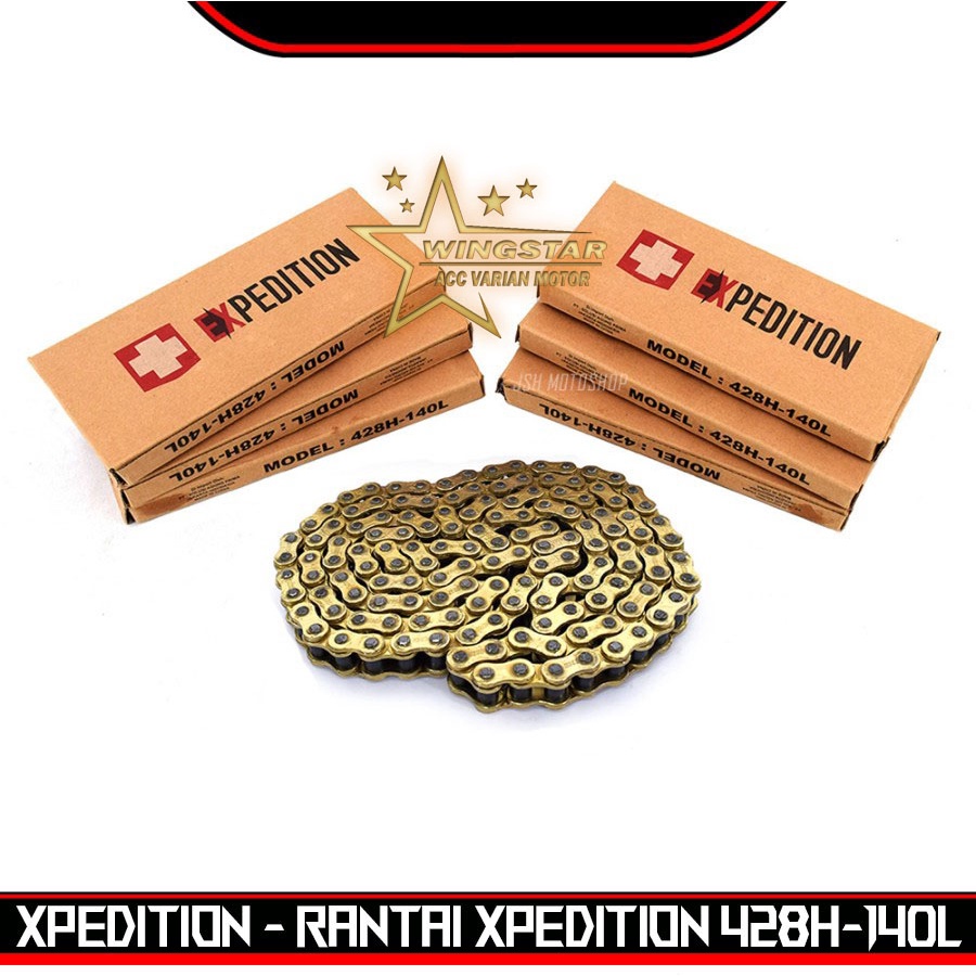 Rantai expedition 428H 140L 520H 130L gold seriel original Expedition