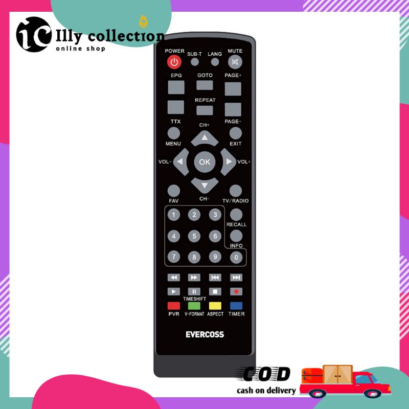 Set Top Box STB TV Digital Evercoss