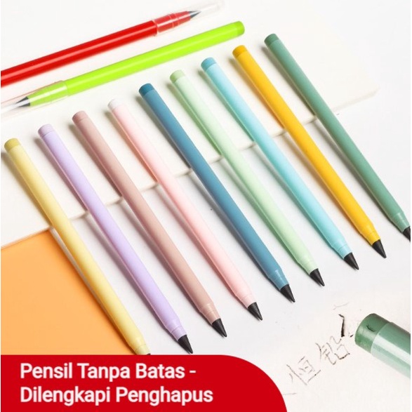 

Pensil Pencil tanpa batas - HB- tidak perlu diasah lagi untuk sketsa lukis art - Eternal Pensil Tanpa Penghapus - No Ink Pen GUDDLIFE