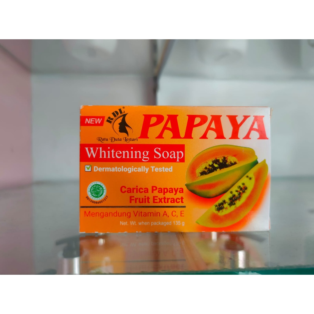 Jual Sari Cosmetics Sabun RDL Papaya Whitening Original BPOM 135gr