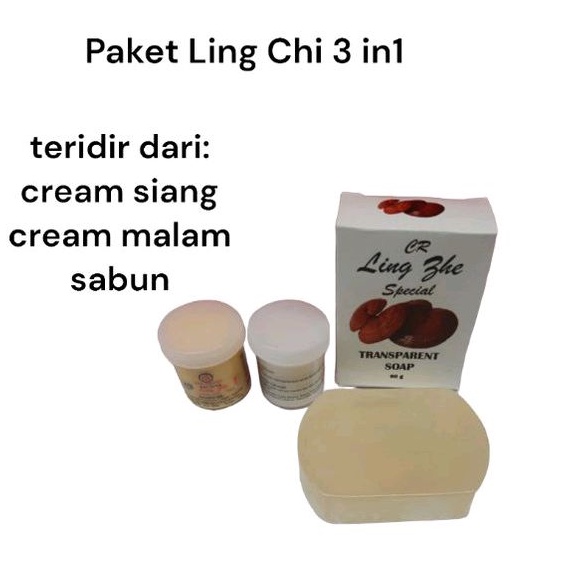 Paket Cream Ling Chi Mahal Paket 3in1