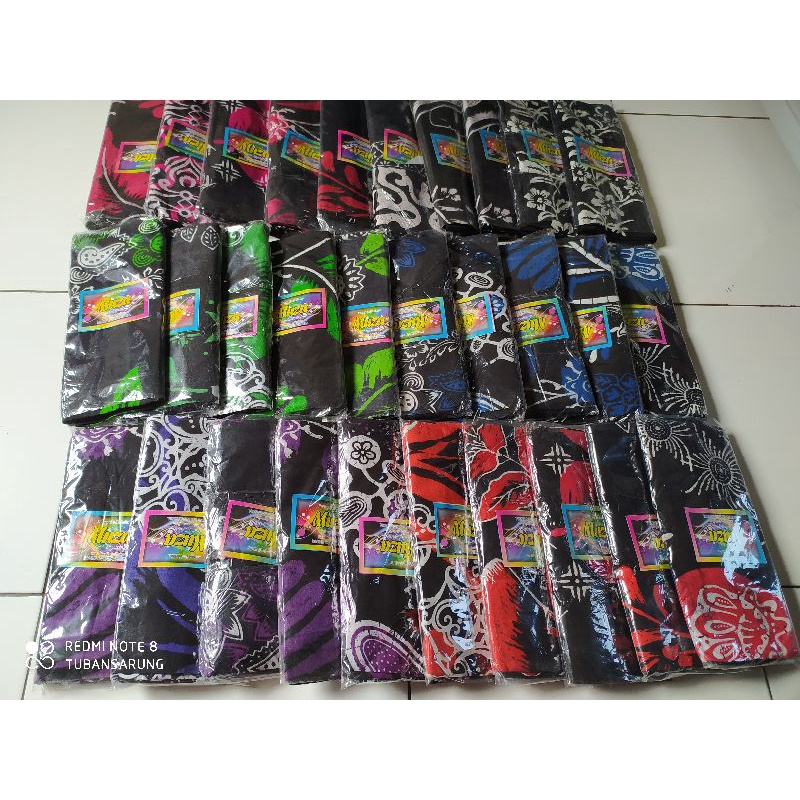 SARUNG MUZA SARUNG SANTUNG PRINT SARUNG PEREMPUAN BATIK PEKALONGAN