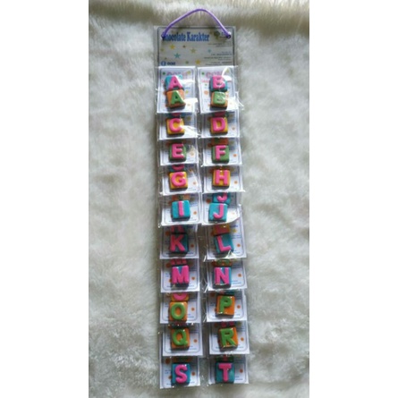 

cokelat Abjad kembar Renceng