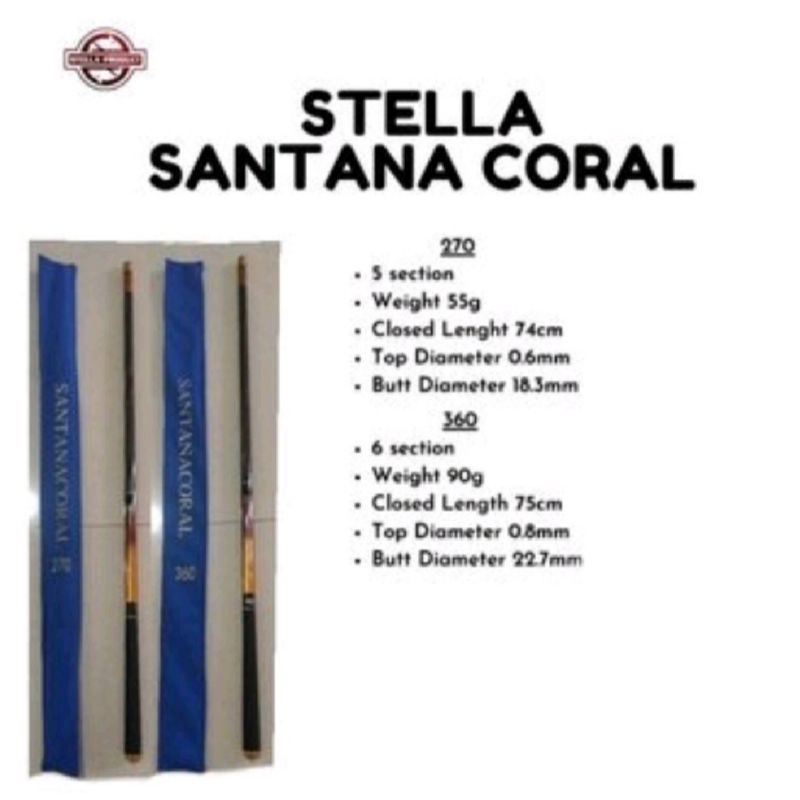 JORAN TEGEK SANTANA CORAL 270/360/450 ... SUPER CARBON