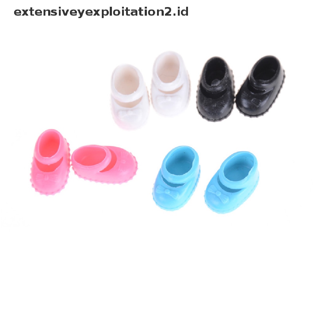 5 Pasang Sepatu Boneka Confused 12cm Untuk Hadiah Anak