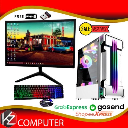 PC Gaming Lengkap Intel Core i5 VGA GT 730 2GB Hardisk 500GB SSD 120GB