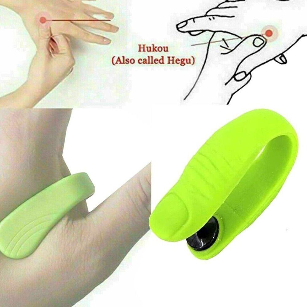 Suyo 3 Pcs Palm Pressure Klip Baru Nyaman Pijat Tangan Wearable Finger Alat Pijat Akupuntur