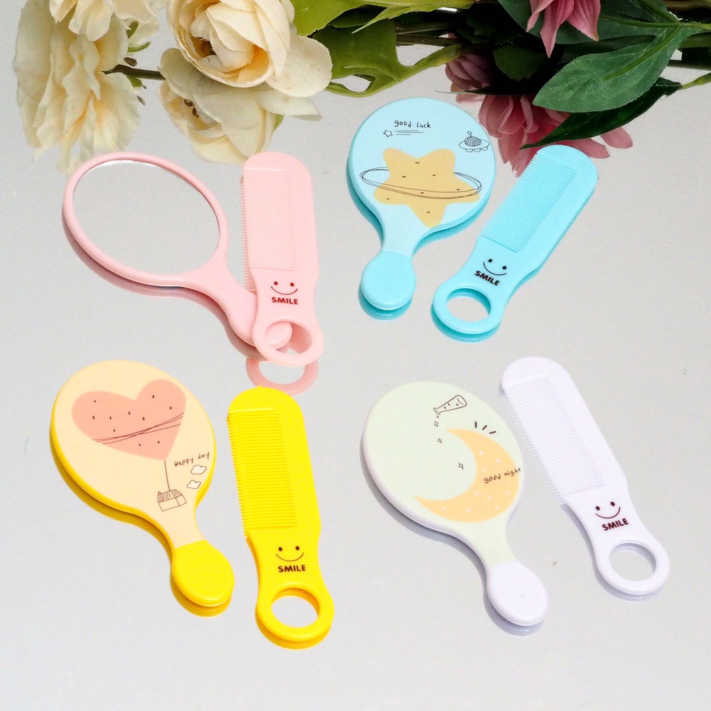 Jual Cermin Sisir Set Isi Pcs Kaca Rias Make Up Motif Cute Lucu Kaca Make Up Travel Shopee