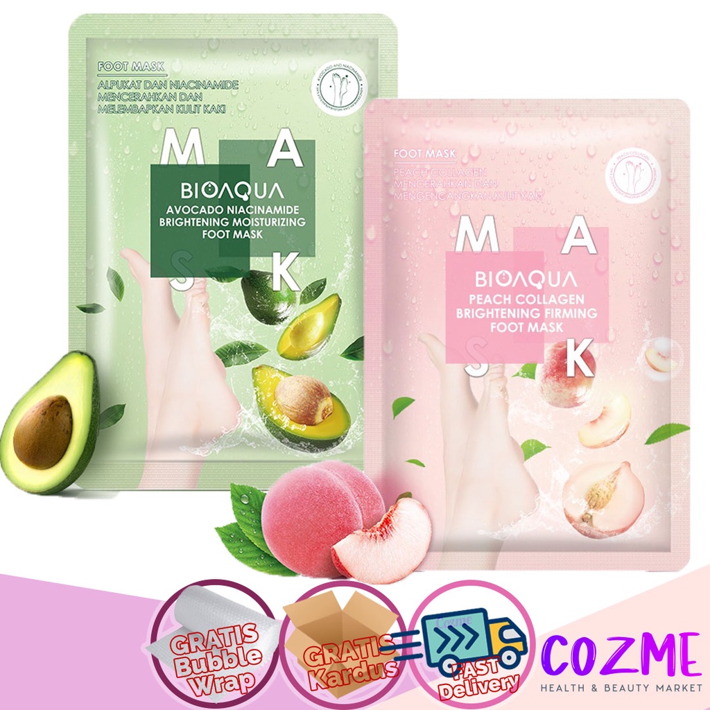 BIOAQUA Niacinamide Brightening Moisturizing Foot Mask