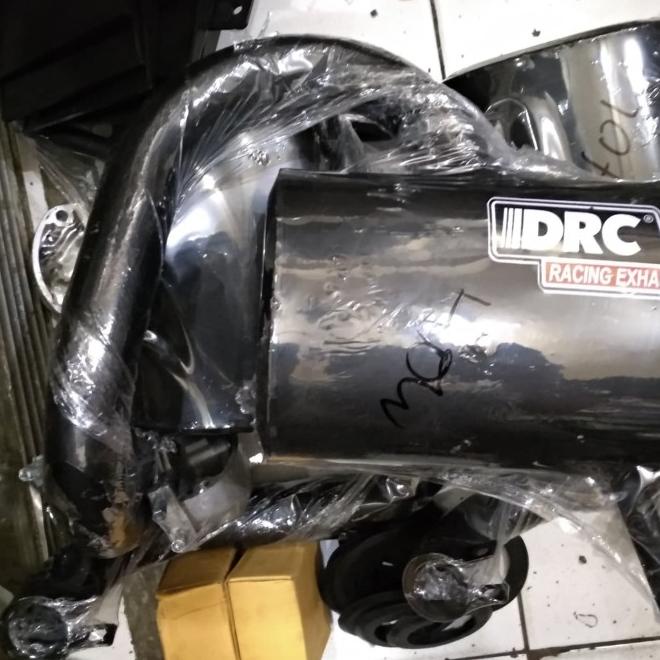 knalpot vespa racing merk DRC