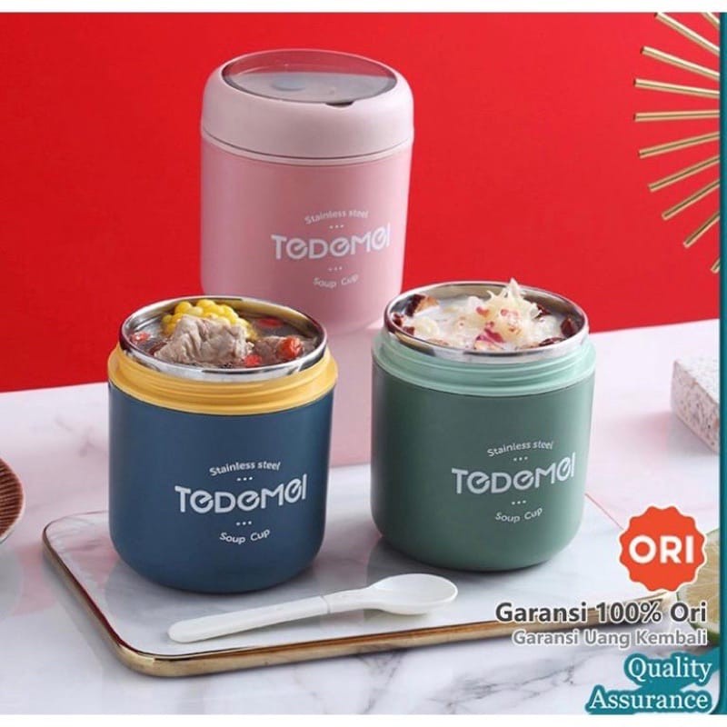 Termos bubur bayi stainless steel thermos Food Jar Insulated / Thermal Container Tempat Makan Bayi MPASI Peralatan Makan Anak