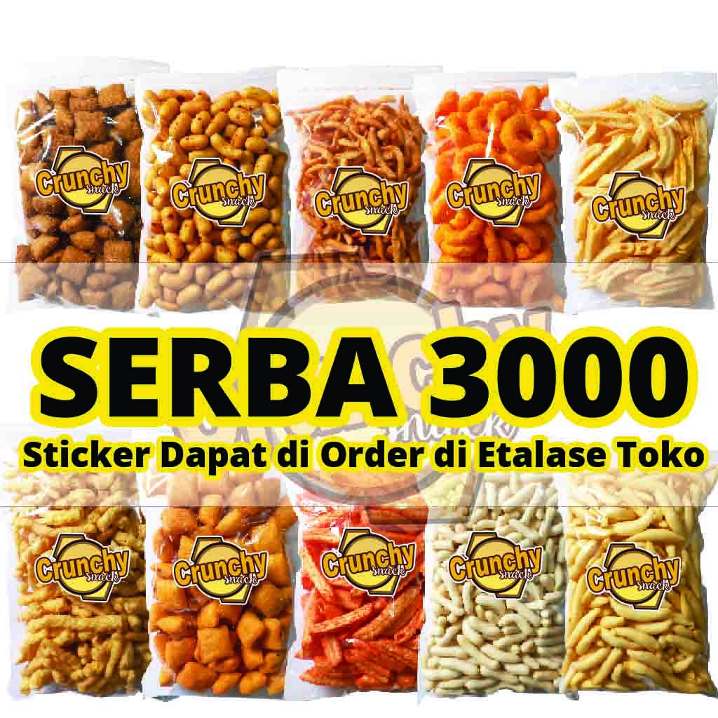 [Promo Serba 3000] / COD / Snack / Snack Serba 3000 / Snack 3000 / Snack 3 Ribu/ Cemilan 3 Ribu / Makanan Ringan / Snack 3000an / Snack Kiloan / Snack murah