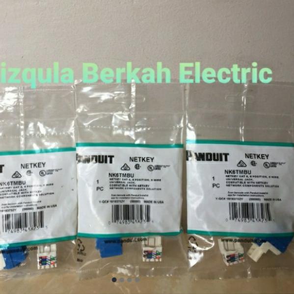 Modular PANDUIT NETKEY Cat 6 NK6TMBU/ PANDUIT / MODULAR PANDUIT CAT 6