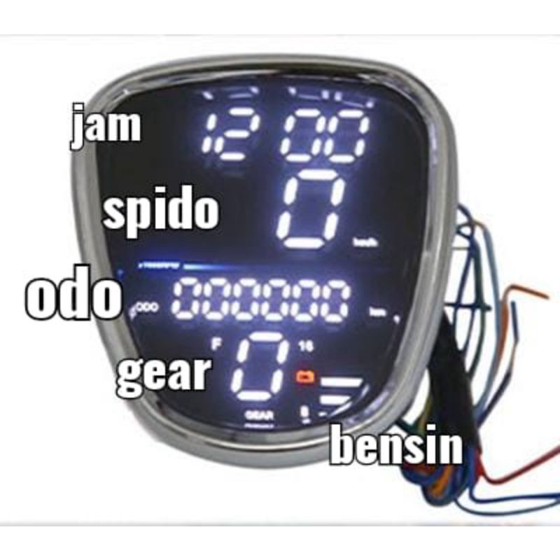 Speedometer Digital C70 Import By MOS Spido Spedometer C 70 Full Indikator