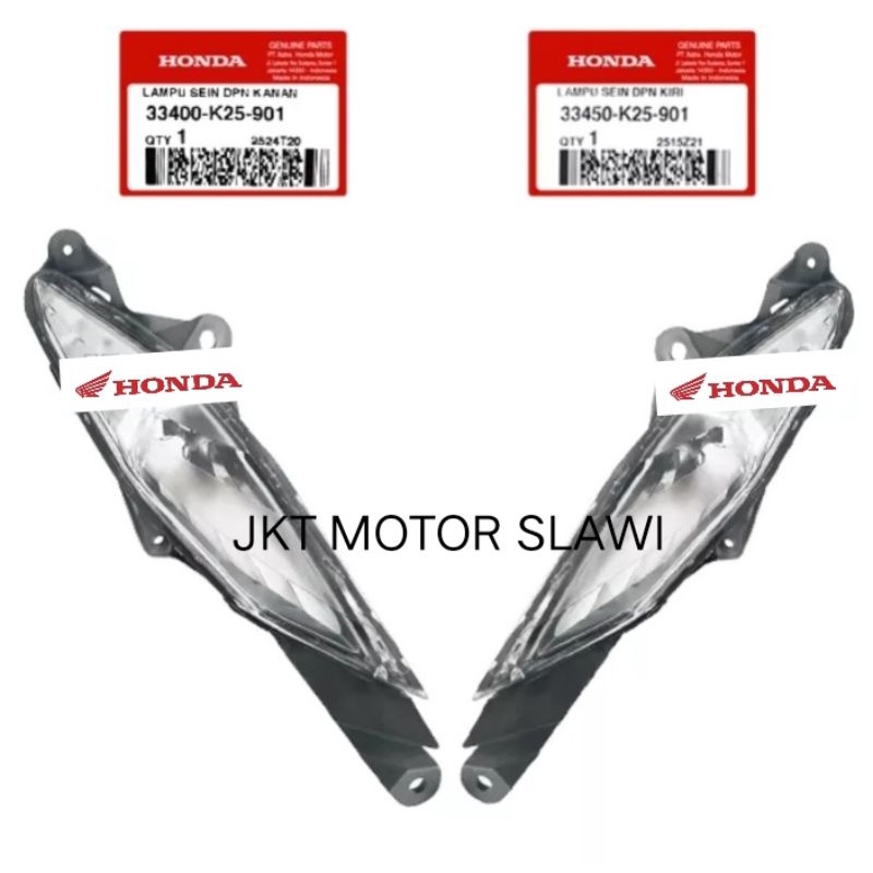 33400 &amp; 33450-K25-901 Sein assy lampu sein beat fi 2013-2015 Harga satuan asli honda