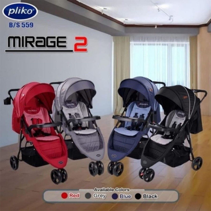 Kereta Dorong Bayi Baby Stroller Pliko 559 Mirage 2