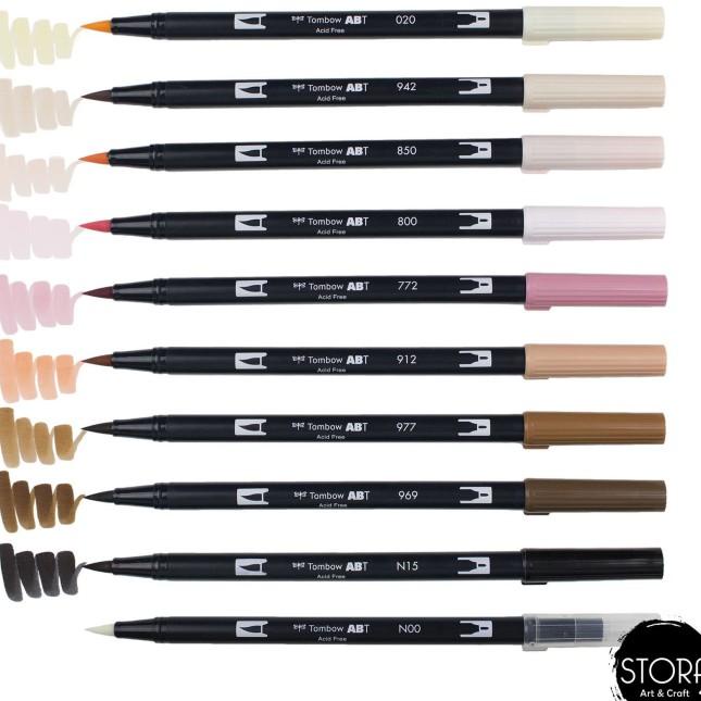 

Tombow Dual Brush Pen Set 10 - Potrait Palette
