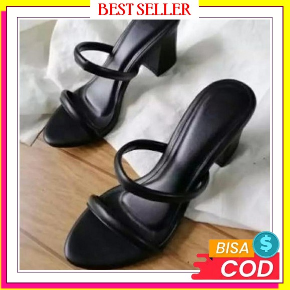 Heels Hills Heel Sepatu Hak Tinggi Hak Tahu Sandal Haihil Ibu2 Kondangan Pesta Murah Import Mewah Te