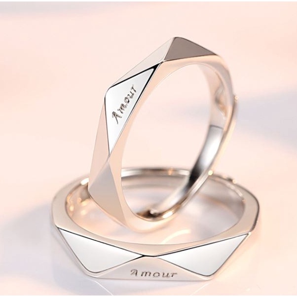 Cincin couple-Amour cincin pasangan cincin titanium Original Arctic Deer