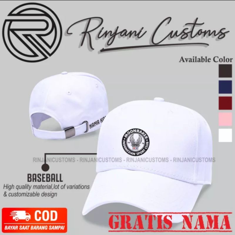 TOPI BASEBALL MOONRAKER GRATIS NAMA TOPI MOON TOPI MOONRAKER