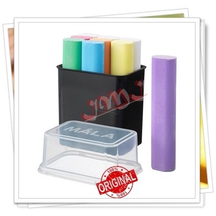 

PROMO Kapur tulis isi 9 pcs warna warni tanpa debu, kapur papan tulis ikea