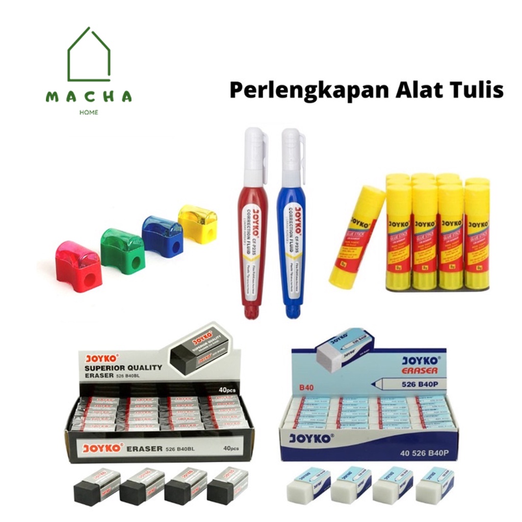 

Rautan Pensil Penghapus Lem Stick Tip Ex Joyko