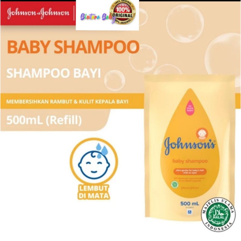 Johnson Gold Baby Shampoo / Shampoo Bayi Refill 500ml / Baby shampoo