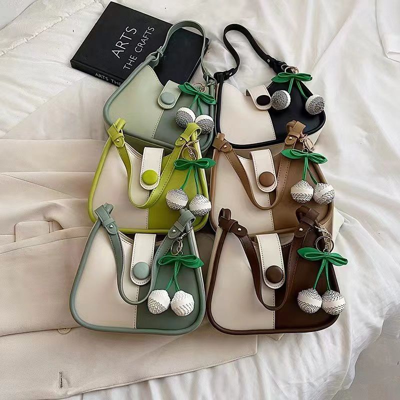 BJ14561 - BLACK/COFFEE/GREEN/KHAKI/LIGHTGREEN/WHITEGREEN - TAS WANITA FASHION KOREA CHINA IMPORT MODIS ELEGAN TERMURAH TERLARIS TERBARU BAGSTORE JAKARTA TAS BATAM EL4561