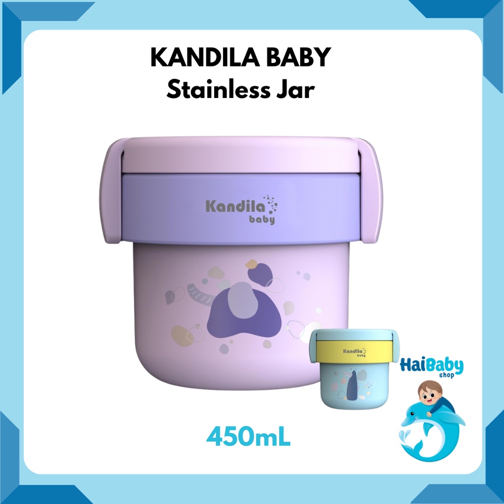Kandila Baby - Stainless Jar 450ml | Mangkuk Stainless 450ml / KDL 022-7