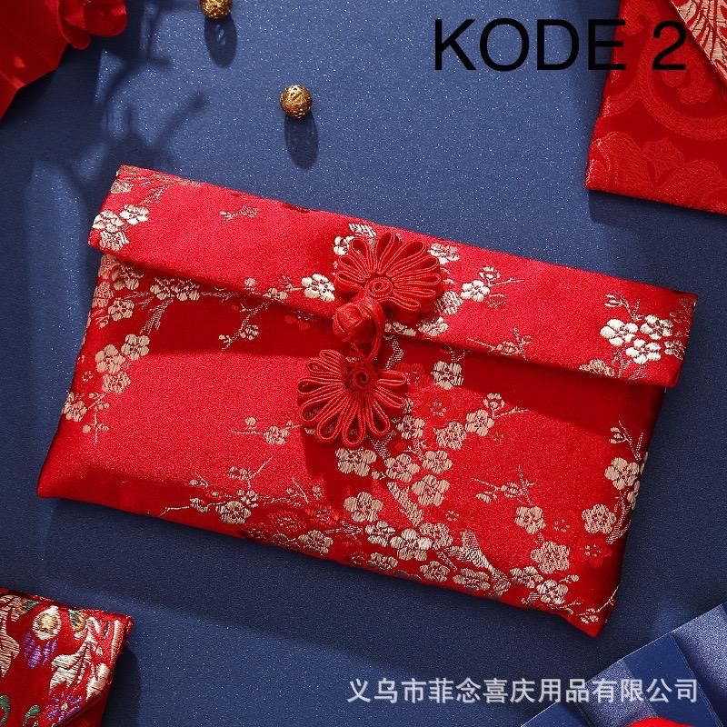 

Angpao kain wedding amplop merah untuk pernikahan sangjit