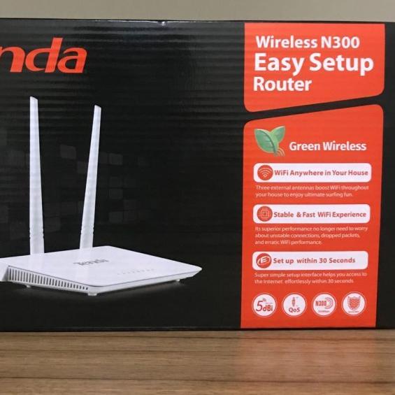 Tenda F3 Wireless Router 300Mbps 3 Antena WIFI modem router LAN port