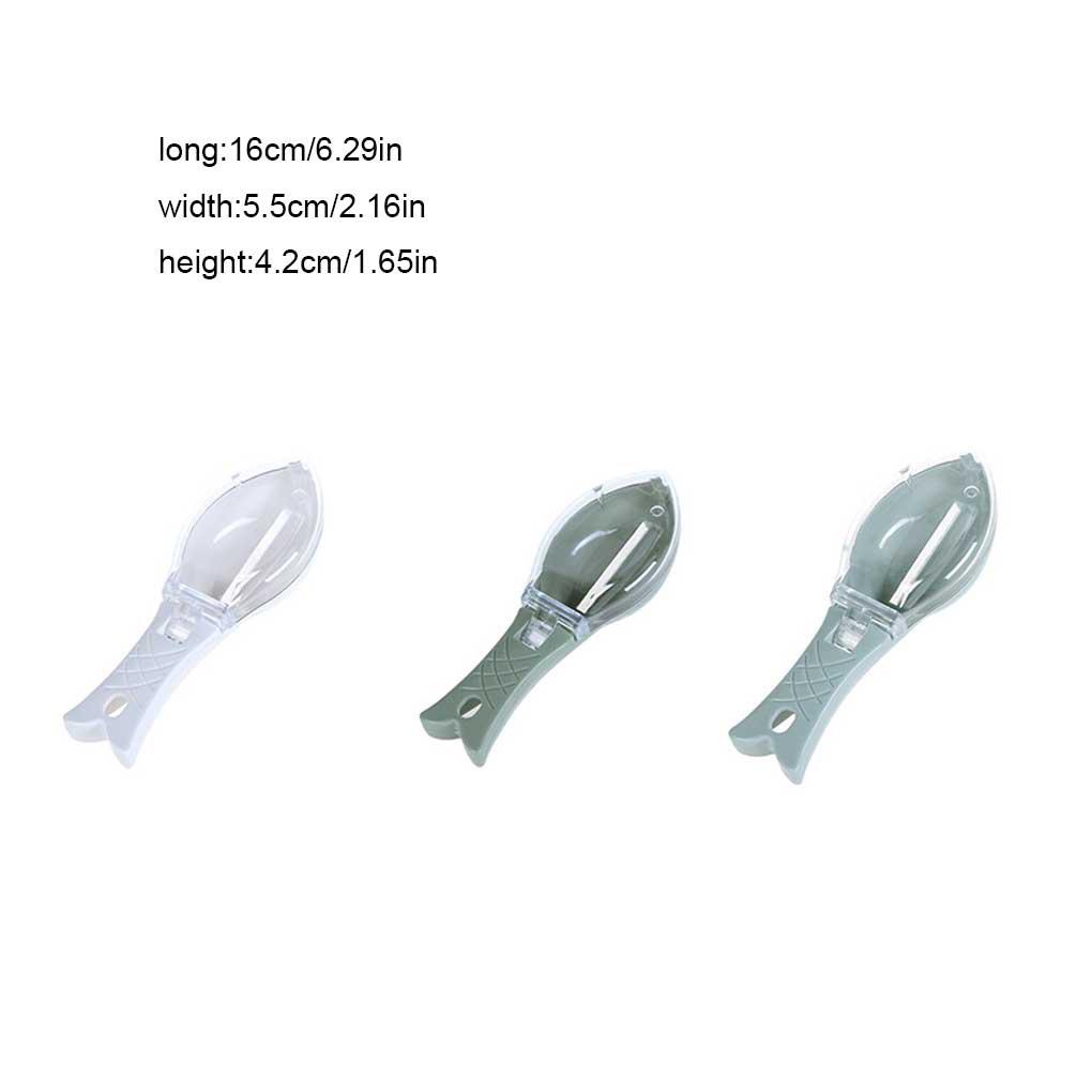 Scale Remover ABS Peeler Alat Pelepas Sisik Ikan Mancing Pasokan Masak Seafood Scraper Parutan Sisik Multifungsi