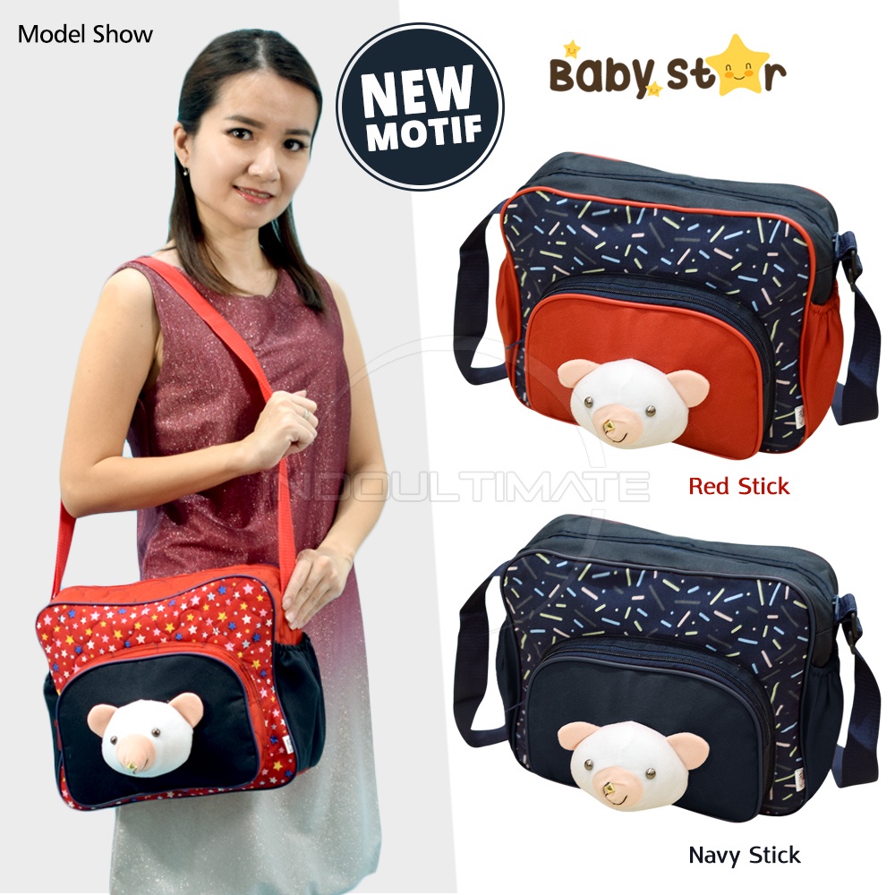 Tas Bayi Tas Popok Bayi BABY STAR BY-273 Diaper Bayi Baby Diaper Bag Mommy Bag Tas Botol Susu Bayi Murah Lucu Tas Perlengkapan Bayi Tas Perlengkapan Bayi