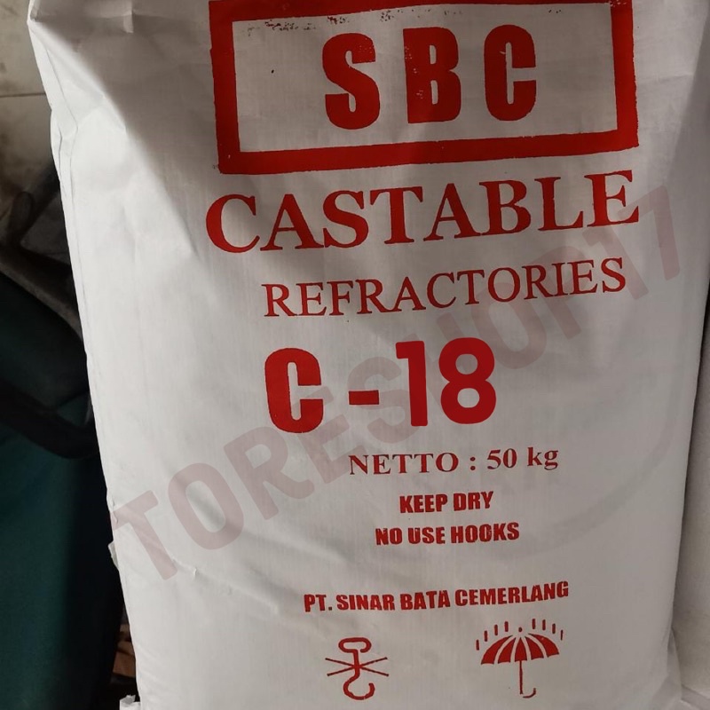 semen tahan api c18 putih