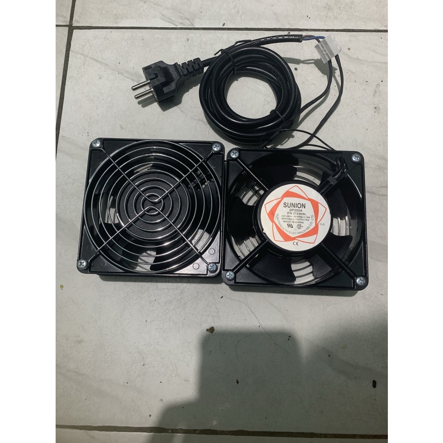 Roof Fan/double fan for closed rack/wallmount rack server/kipas rak server