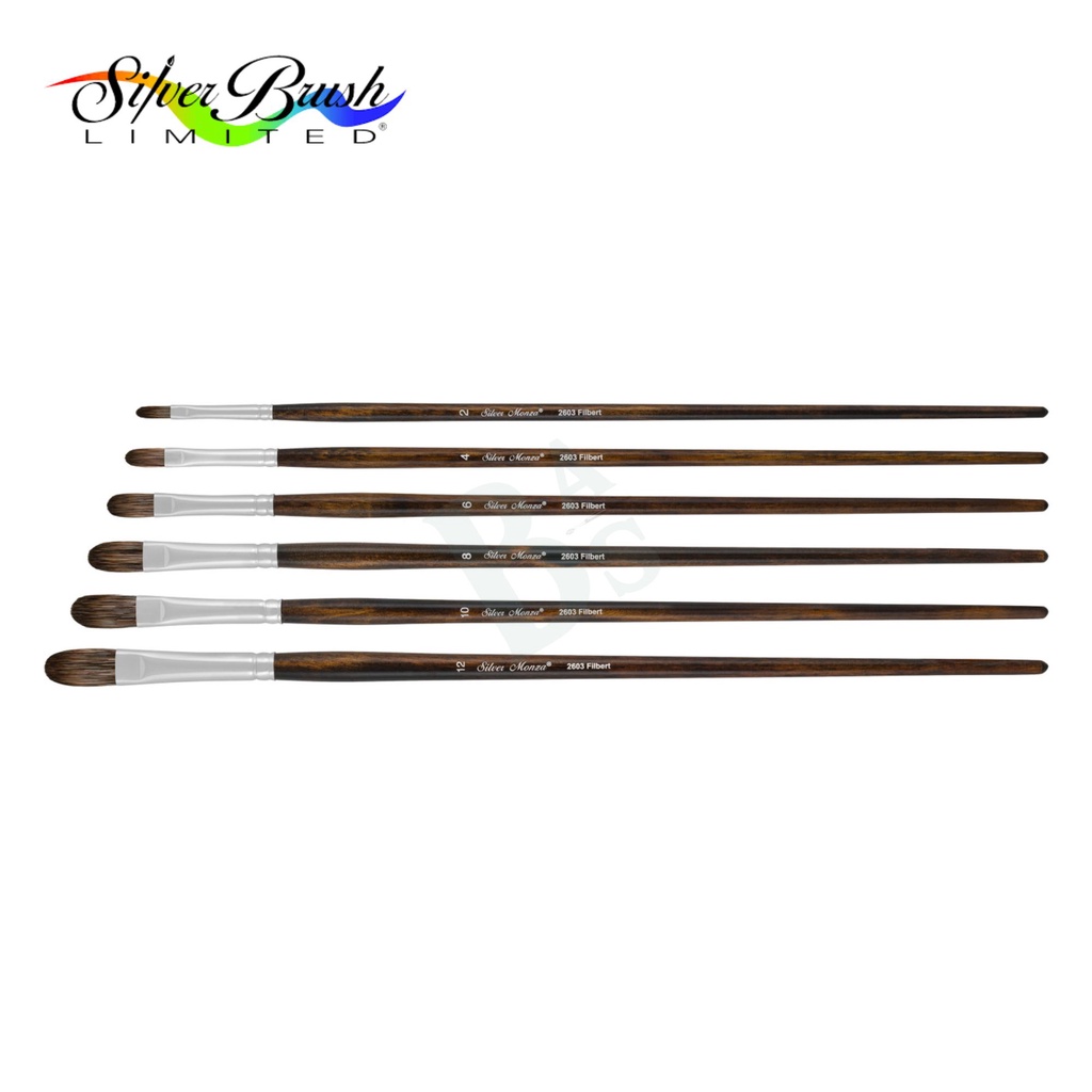 

Silver Brush Monza® 2603 Filbert LH