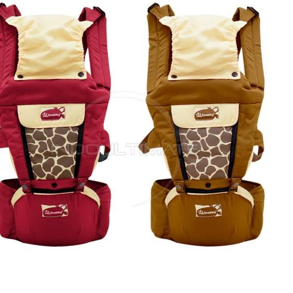 SNOBBY Gendong hipseat bayi BY-552 Gendongan carrier duduk depan - Dino Blue