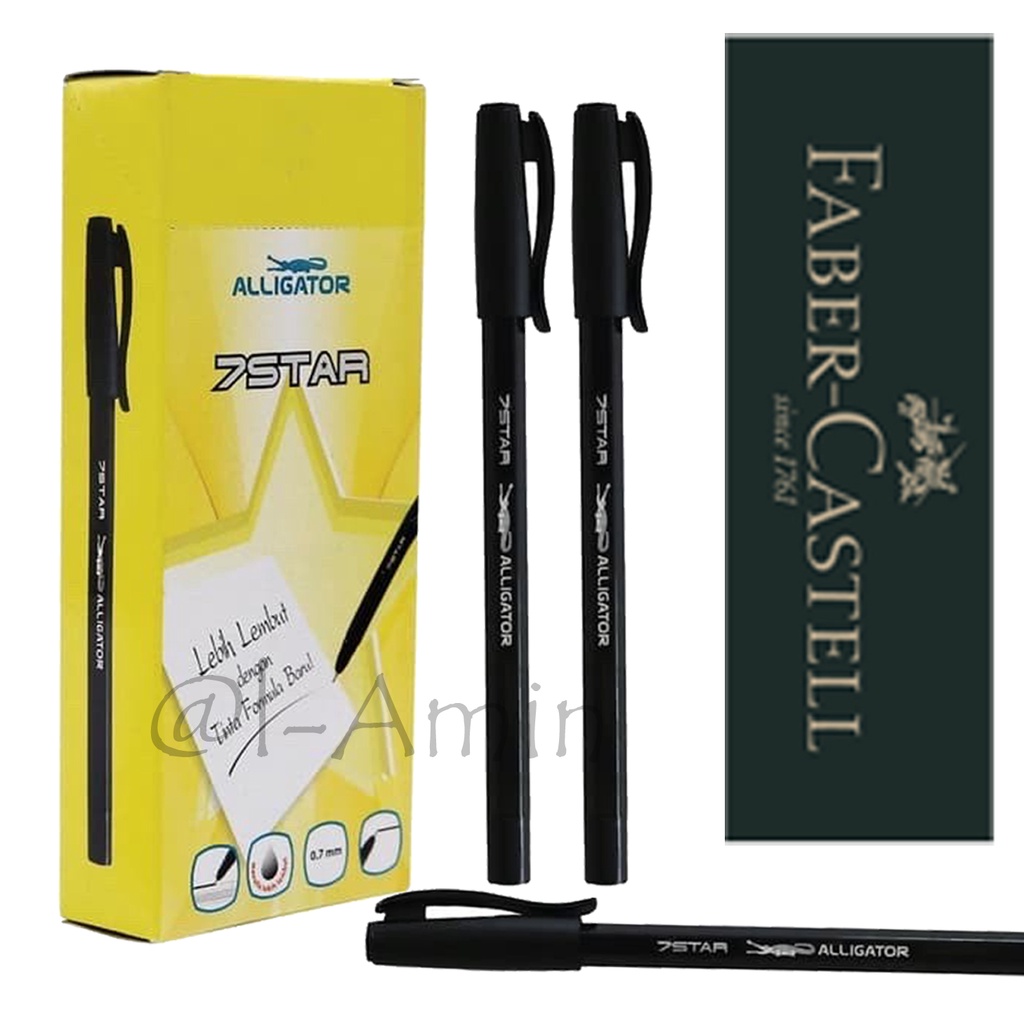 

Pulpen Alligator 7 Star by Faber Castell (1 Lusin)