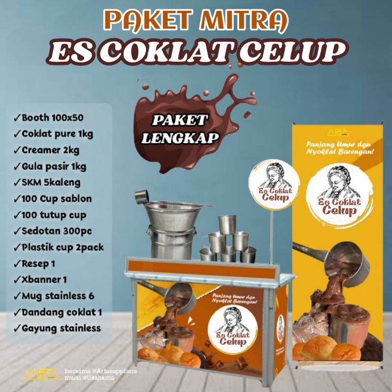 Jual Franchise Es Coklat Celup Surabaya Viral | Shopee Indonesia