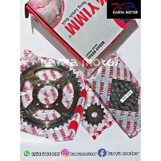 GEAR SET/GEAR PAKET KOMPLIT YIMM SEPUH MOTOR SUZUKI / KAWASAKI ( SMASH,SHOGUN 110,SMASH NEW, SHOGUN 