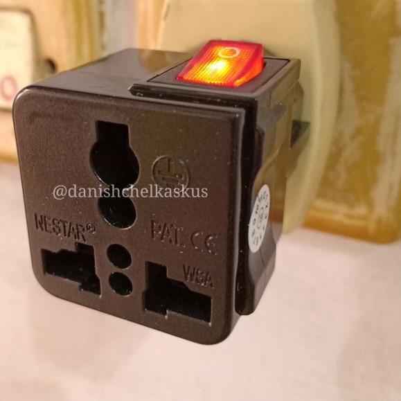 WONPRO OVER STEKER BLACK + SWITCH ON OFF 16A