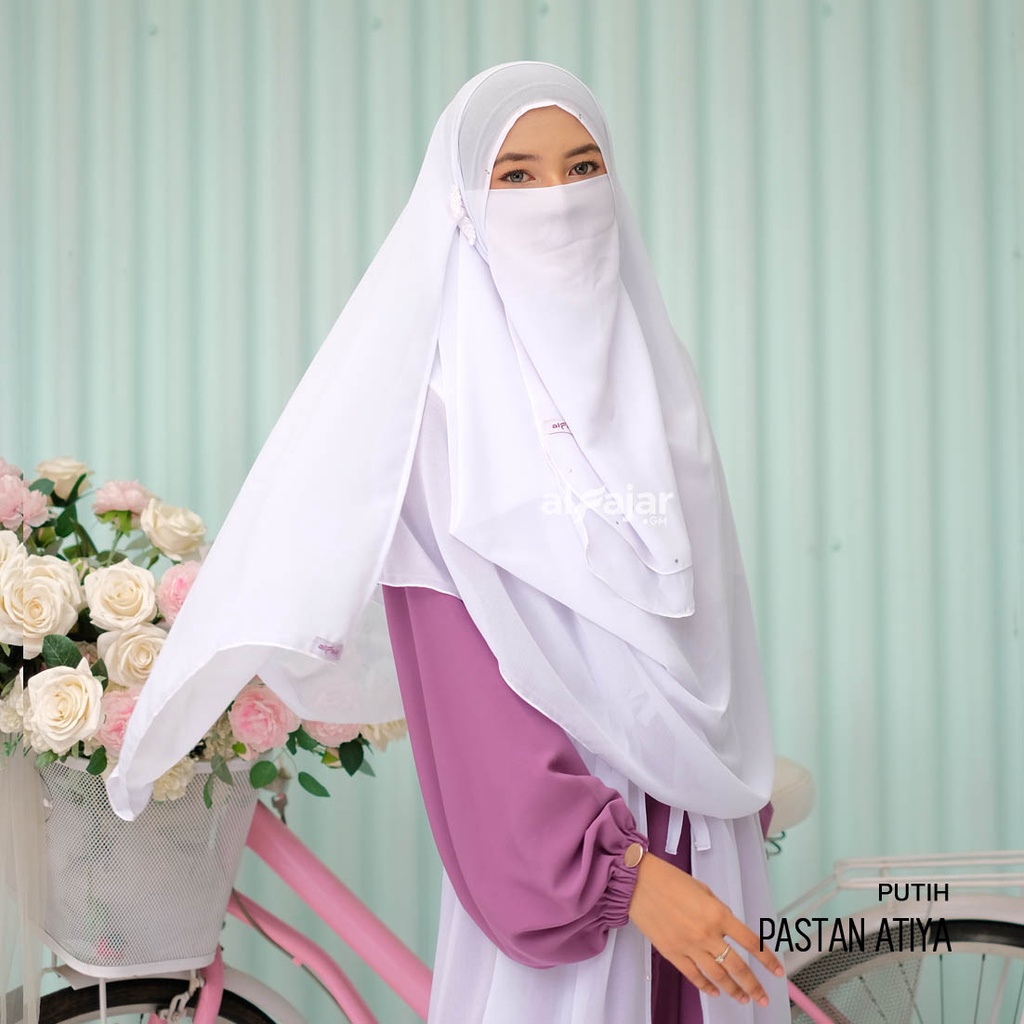 Jilbab Pasmina Instan Ceruty Babydoll ATIYA by Alfajar Free Cadar