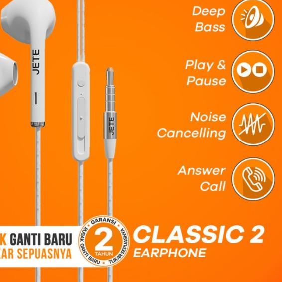 Bundling Headset Stereo JETE Classic 2 + Pouch