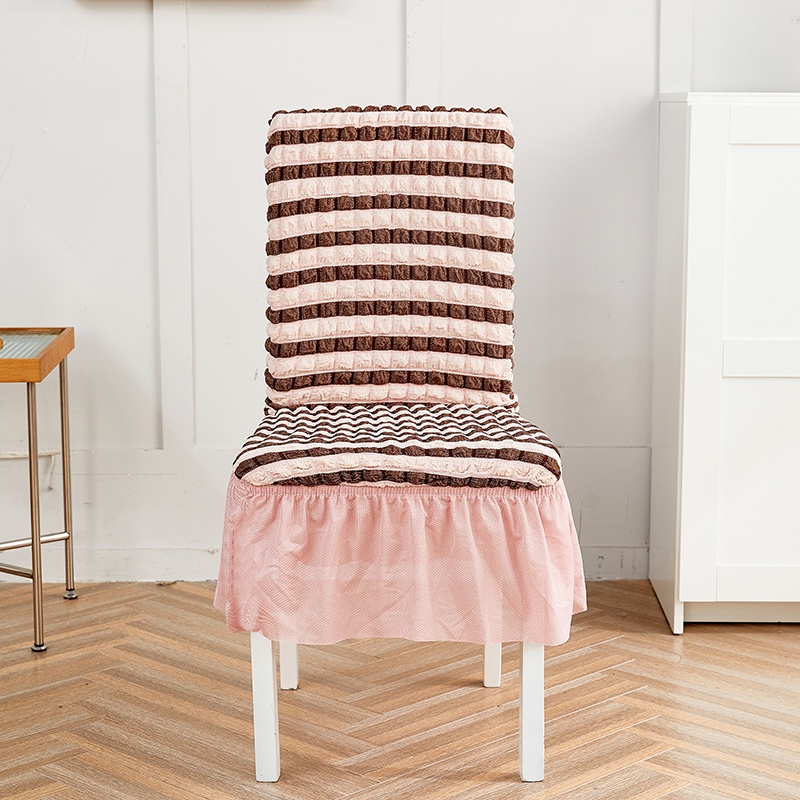 ETFELICEL Luxury Chair Cover / Penutup Alas Sarung Kursi Elastis Scretch Tebal Mewah Renda Abstract
