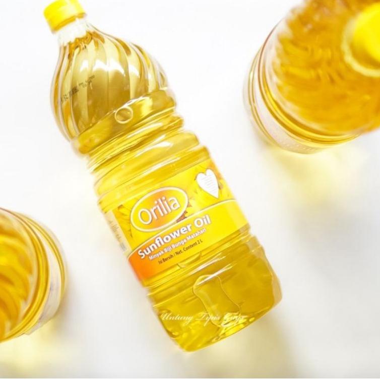 

KEMASAN BARU Orilia sunflower oil minyak bunga matahari 2 liter