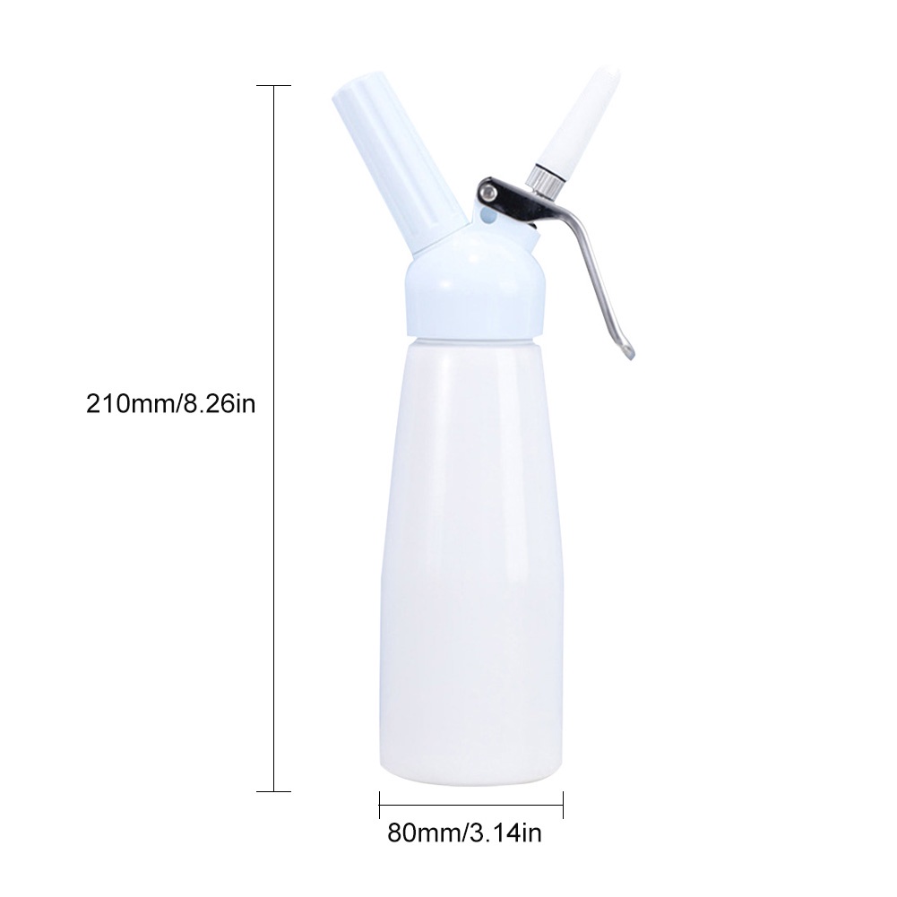 【500 ML】Cream Whipper Dispenser/Cream Semprot Whipper/Whip Cream Dispenser Aluminum Alloy/Alat Pembuat Whipping Cream